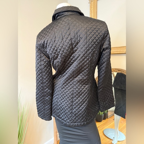 KENNETH COLE NEW YORK Quilted Black Women's Jacket Medium VINTAGE Y2K - Picture 7 of 9
